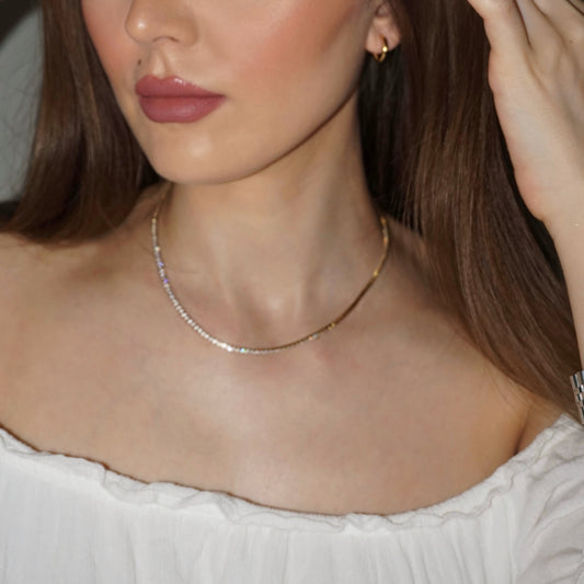 Tennis Minimalist 2mm Necklace