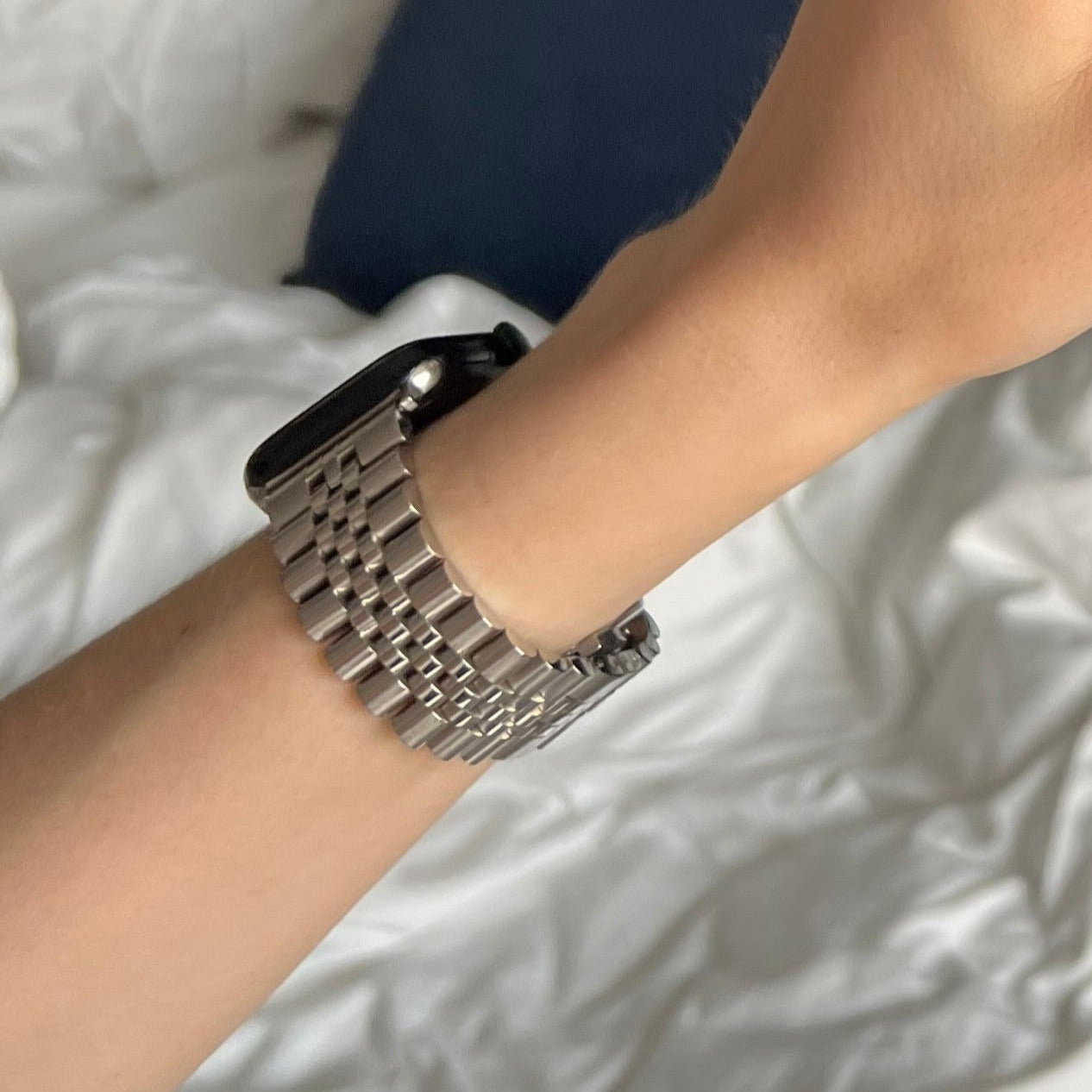 Steel Link Watch Band