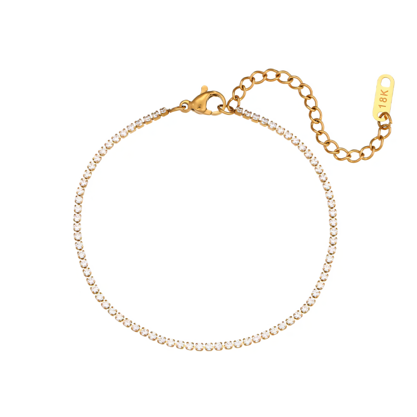 Tennis Minimalist 2mm Bracelet