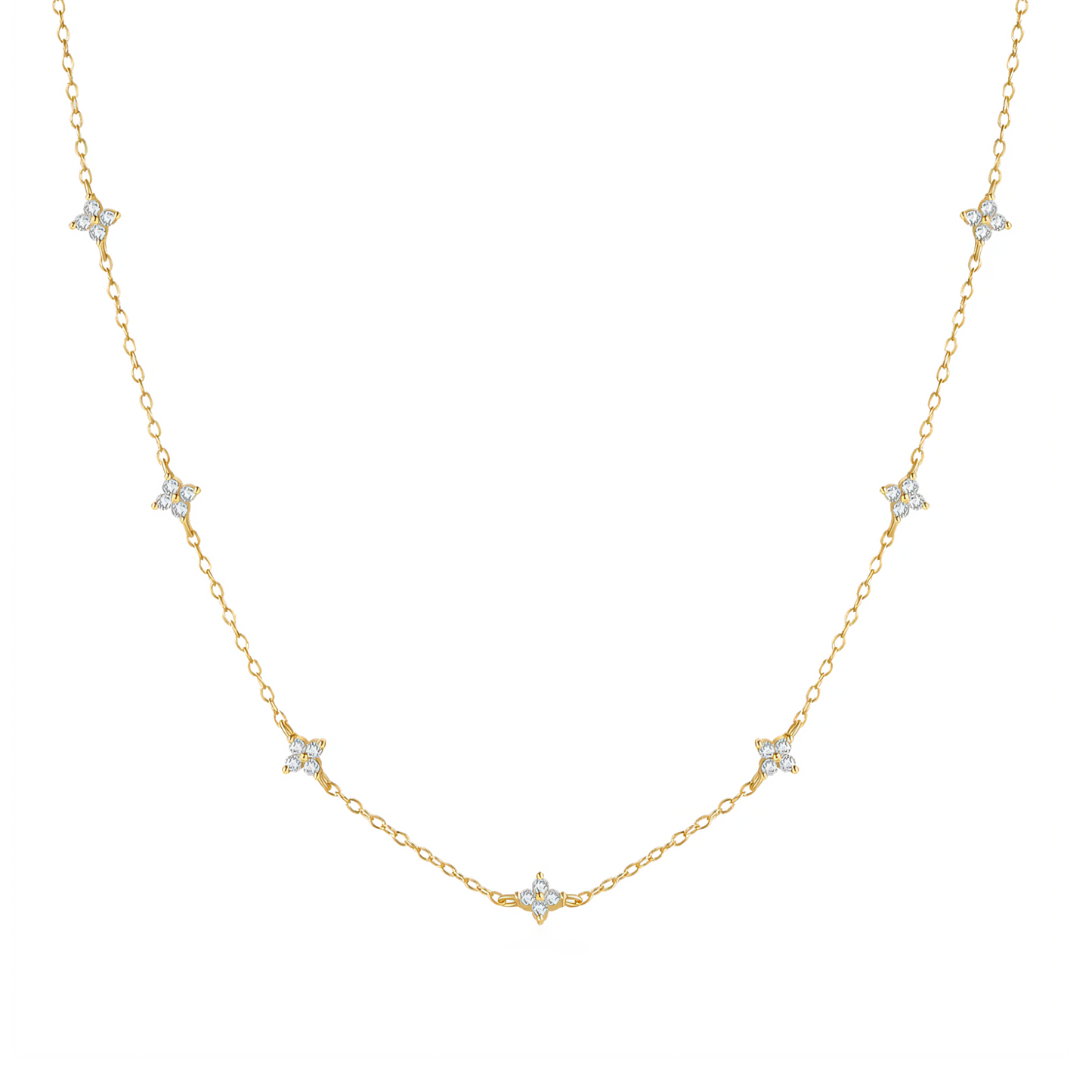 Flower Multi Motive Necklace
