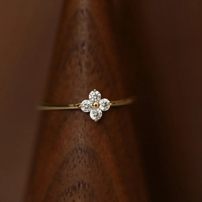 Flower Single Motive Ring