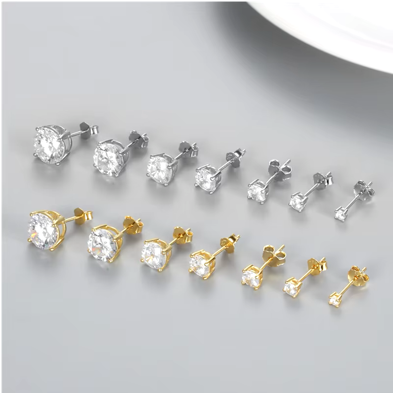 Crystal Stud Earrings