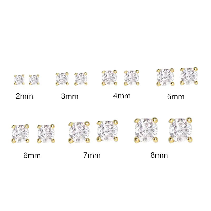 Crystal Stud Earrings