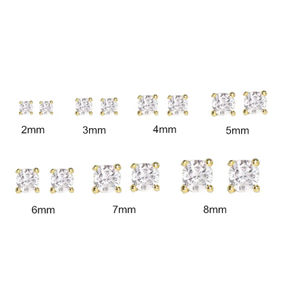 Crystal Stud Earrings