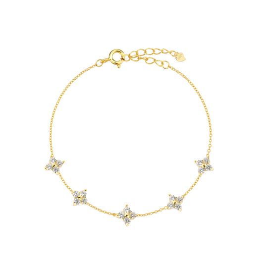Flower Multi Motive Bracelet