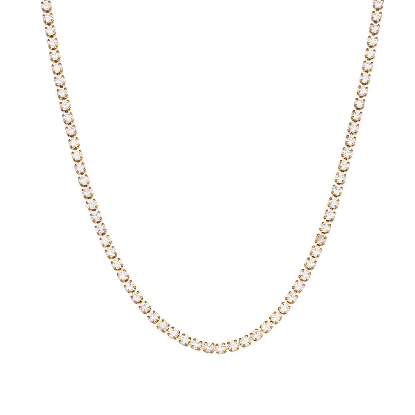 Tennis Minimalist 2mm Necklace