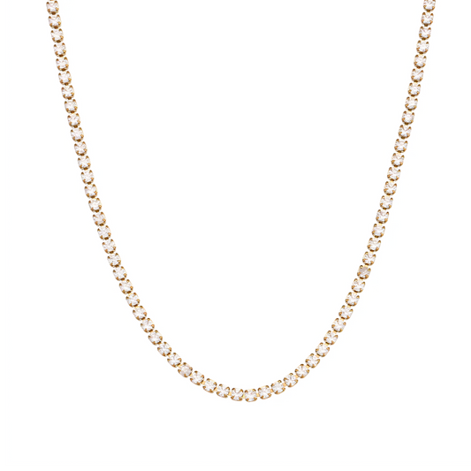 Tennis Minimalist 2mm Necklace