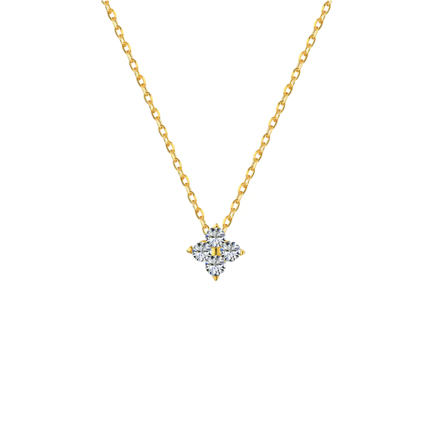 Flower Single Motive Necklace