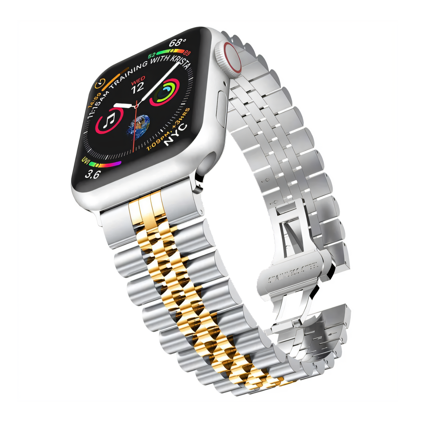 Steel Link Watch Band