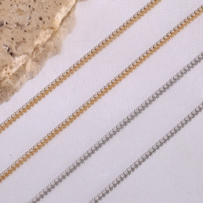 Tennis Minimalist 2mm Necklace