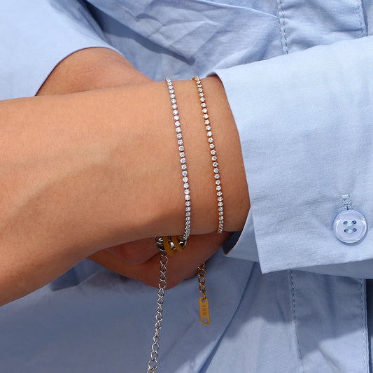 Tennis Minimalist 2mm Bracelet