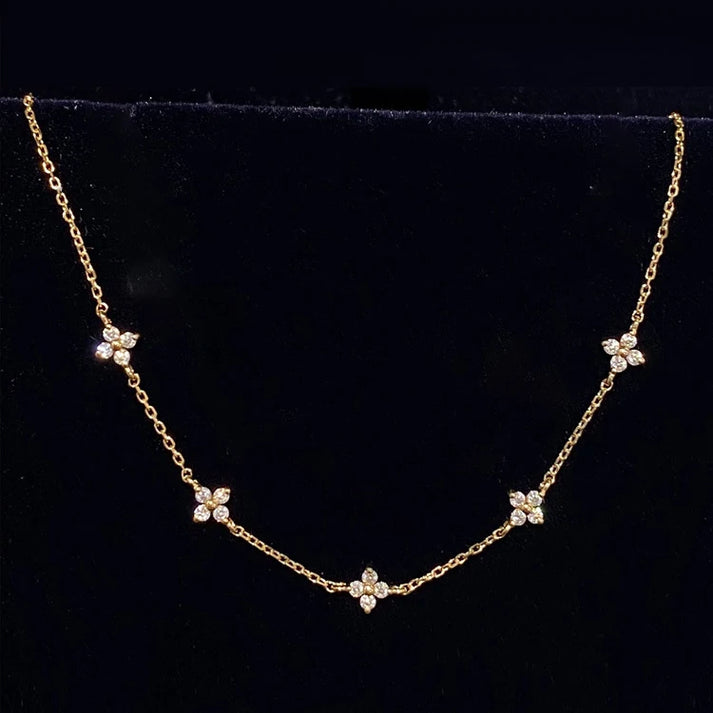 Flower Multi Motive Necklace