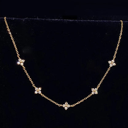 Flower Multi Motive Necklace