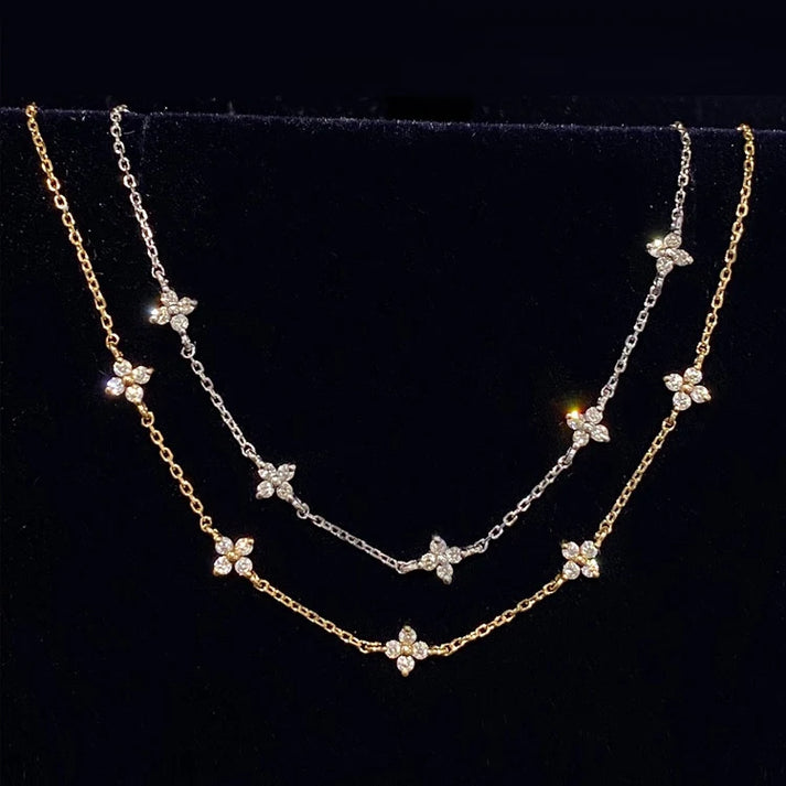 Flower Multi Motive Necklace