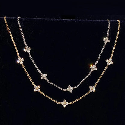 Flower Multi Motive Necklace
