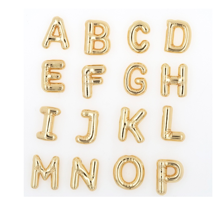 Initial Balloon Letter Necklace