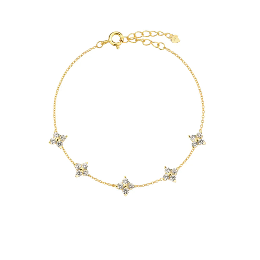 Flower Multi Motive Bracelet